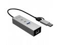 i-tec USB-C, USB-A Metal HUB 3 (2x USB-C, 1x USB-A
