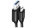 AXAGON BUCM3-AM10AB, SPEED kabel USB-C <-> USB-A, 