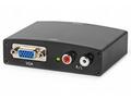 NEDIS převodník VGA na HDMI, 2x RCA, černý