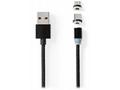 NEDIS USB 2.0 kabel, USB-A Zástrčka - USB micro-B 