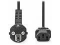 NEDIS napájecí kabel 230V, přípojný 10A, konektor 