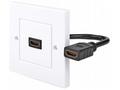NEDIS nástěnný Box HDMI, 1x HDMI zásuvka, 4K@60Hz,