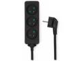 NEDIS napájecí prodlužovací zásuvka, úhlová, 3x zá