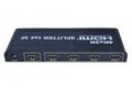 PremiumCord HDMI splitter 1-4 porty kovový s napáj