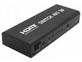 PremiumCord HDMI switch 4:1, kovový, dálkové ovl.