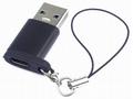 PremiumCord Adaptér USB3.0 A male - USB-C Female, 