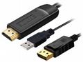 PremiumCord Kabel HDMI 2.0 na DisplayPort 1.2 pro 
