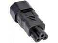 Premium Cord Adaptér IEC C14 na IEC C5 "trojlístek