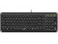 Genius Slimstar Q200 Klávesnice, drátová, retro de