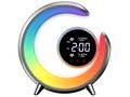 IMMAX LED noční lampička PEACOCK s hodinami, RGB s