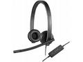 Logitech UC Corded Stereo USB Headset H570e (Leath