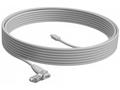 Logitech Rally Mic Pod Extension Cable - OFF-WHITE