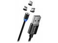 Colorway Nabíjecí Kabel 3v1 Lightning+MicroUSB+USB