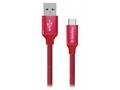 Colorway Datový Kabel USB, USB-C, 2.4A, 2m, Červen