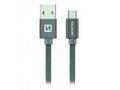 Swissten Datový Kabel Textile Usb, Micro Usb 2,0 M