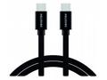 Swissten datový kabel USB-C, USB-C s textilním opl