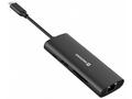 SWISSTEN USB-C HUB 8-IN-1 (USB-C 100W, HDMI 4K, LA