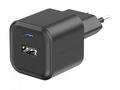 SWISSTEN SÍŤOVÝ ADAPTÉR GaN 1x USB-C 20W PD + 1x U