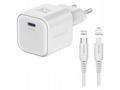 SWISSTEN SÍŤOVÝ ADAPTÉR GaN 1x USB-C 20W POWER DEL