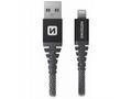 SWISSTEN DATOVÝ KABELKEVLAR USB, LIGHTNING 1,5 M A