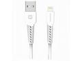 Swissten datový kabel usb, lightning 1,0 m bílý