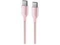 SWISSTEN DATOVÝ KABEL TEXTILE II USB-C, USB-C 1,5 