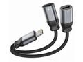 SWISSTEN NABÍJECÍ AUDIO ADAPTÉR TEXTILE LIGHTNING 