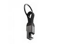 SWISSTEN MAGNETICKÝ KEYCHAIN KABEL USB-A, USB-C 9,