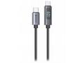 Swissten LCD kabel USB-C, USB-C 1m