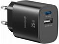 Swissten Síťový Adaptér Edge GaN 1x USB-C PD 25W +