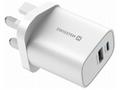 Swissten Síťový Adaptér Edge GaN 1x USB-C PD 20W +