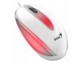 GENIUS DX-Mini Pure White, drátová, 1000 dpi, USB,