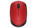 myš Logitech Wireless Mouse M171, červená