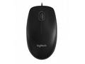 Logitech B100, Kancelářská, Optická, 800DPI, Dráto