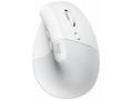 Logitech Lift Vertical Ergonomic Mouse - White Ver