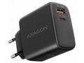 AXAGON ACU-PQ45 GaN nabíječka do sítě 45W, 2x port