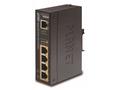 Planet průmyslový PoE, LAN extender, 1xPoE-in, 4xP