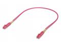 Ubiquiti OM4 Duplex LC UPC Fiber Patch Cable 0.5m 