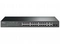 TP-LINK "JetStream™ 24-Port 10, 100 Mbps + 4-Port 