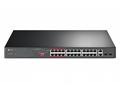 TP-LINK 26-Port 10, 100Mbps PoE+ Switch, 24 10, 10