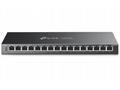 TP-Link TL-SG116P Switch 16x GLAN s POE+, 120W, ko