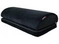 AROZZI Foot Rest Soft Fabric Velvet Black, ergonom