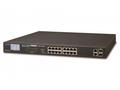Planet FGSW-1822VHP PoE switch, 16x100,2x1000-TP, 