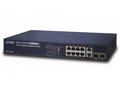 Planet FGSD-1008HPS L2 switch, 8x100Mb, 2x1Gb SFP,