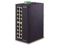 Planet ISW-1600T, 16x 10, 100, DIN, IP30, -40~75°C