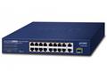 Planet FGSD-1821P PoE switch, 16x100M + 1xGb, SFP,