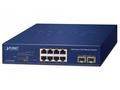 Planet GS-2210-8P2S WEBsmart L2 switch, 8x1Gb, 2x1