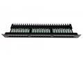 XtendLan Patch panel 19", 24 portů, Cat5e, UTP, vy