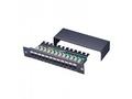 XtendLan Patch panel 10", 12 portů, 1U, Cat5e, stí