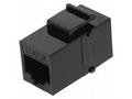 XtendLan Keystone, spojka, RJ45, CAT6, UTP, černý,